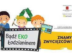 Logo napis bądź eko-łodzianinem.