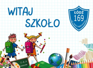Napis witaj szkoło.