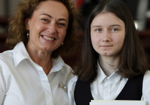 Pani Dyrektor Agata Piechna i Zofia Piotrowska