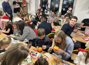 Świąteczne warsztaty z rodzicami - kl. 2D