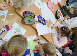 Przedszkolaki odwiedziły naszą szkołę